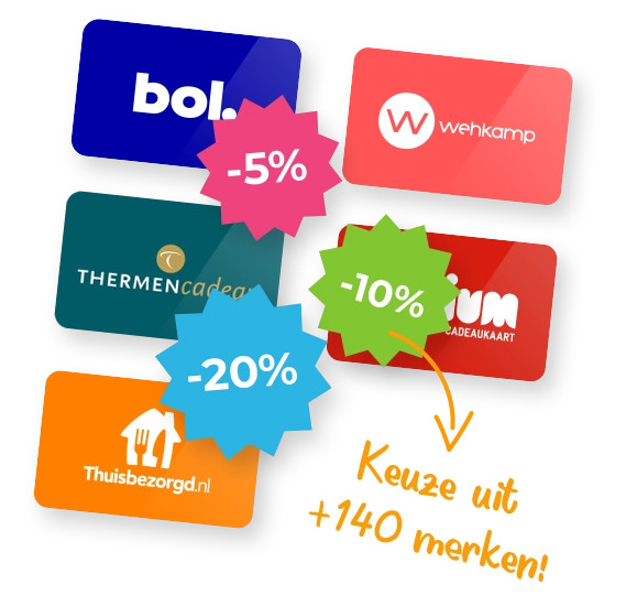 Koop een cadeaubon met korting
