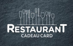 Restaurant Cadeau Card met korting