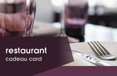 Restaurant Cadeau Card met korting