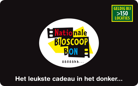 Nationale Bioscoopbon cadeaubon 15 euro kopen met korting