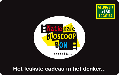 Nationale Bioscoopbon cadeaubon 10 euro kopen met korting