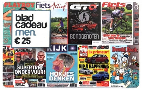Bladcadeau cadeaubon 25 euro kopen met korting