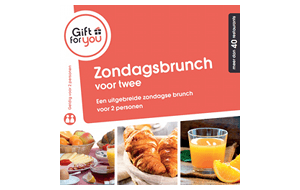Gfy Zondagsbrunch voor 2 ter waarde van 25 euro met 8.75 euro korting!