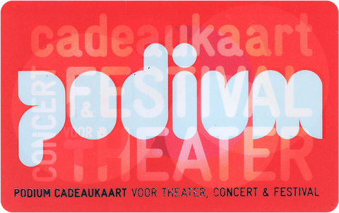 Podium Cadeau Kaart kortingscode? Podium Cadeau Kaart cadeaubonnen met korting!