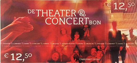 Theater & concertbon cadeaubon 12.5 euro kopen met korting