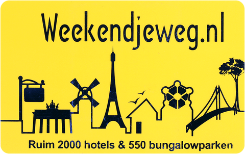 Weekendjeweg.nl Cadeaucard 30 euro kopen met korting